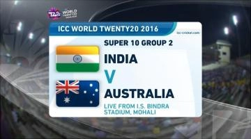 India Vs Australia T20 WC Match - Match Highlights | 27 March 2016 highlights