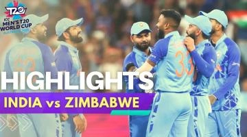 India Vs Zimbabwe T20I World Cup Match Highlights | 06 November 2022 highlights