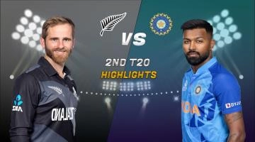 New Zealand Vs India 2nd T20I Match Highlights | 20 November 2022