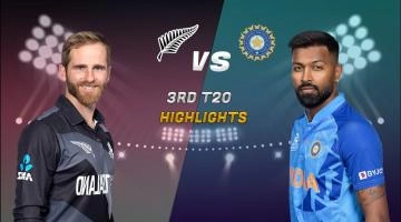 New Zealand Vs India 3rd T20I Match Highlights | 22 November 2022 highlights