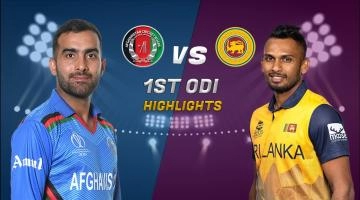 Sri Lanka Vs Afghanistan 1st ODI Match Highlights | 25 November 2022 highlights
