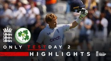 England Vs Ireland 1st Test Day 2 Match Highlights | 02 June 2023 highlights