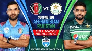 Pakistan vs Afghanistan 2nd ODI Match Highlights | 24 August 2023 highlights