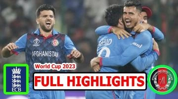 England Vs Afghanistan World Cup Match Highlights | 15 October 2023 highlights