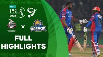 Lahore Qalandars Vs Karachi Kings - Full Match Highlights | 24 February 2024 highlights