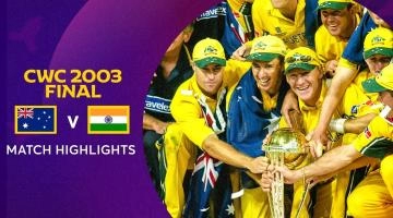 India Vs Australia Final World Cup Match Highlights | 23 March 2003 highlights
