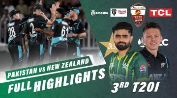 Pakistan vs New Zealand 3rd T20I Match Highlights | 21 April 2024