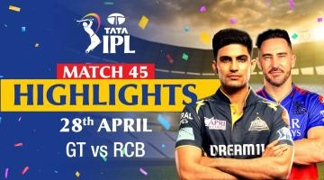 Gujarat Titans v Royal Challengers Bengaluru Match Highlights | 28 April 2024